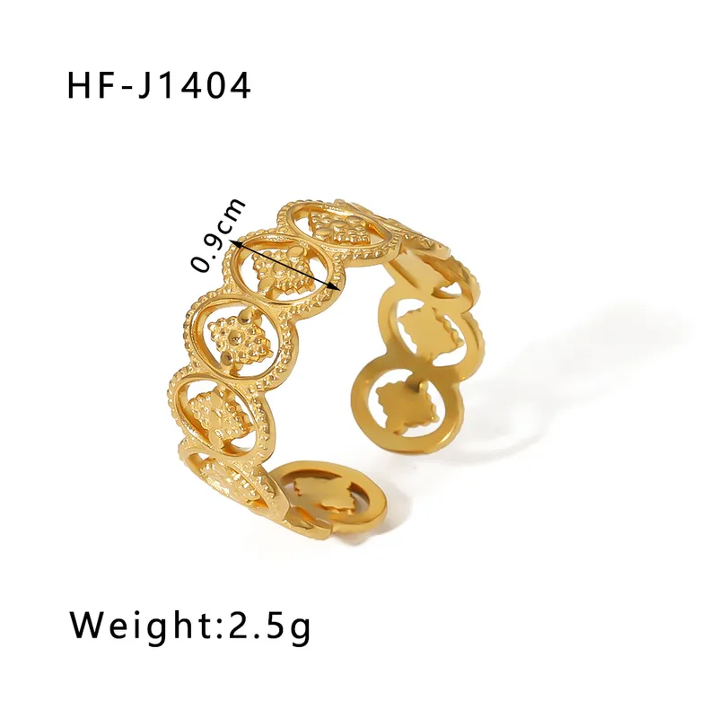 Anillo labrado ajustable
