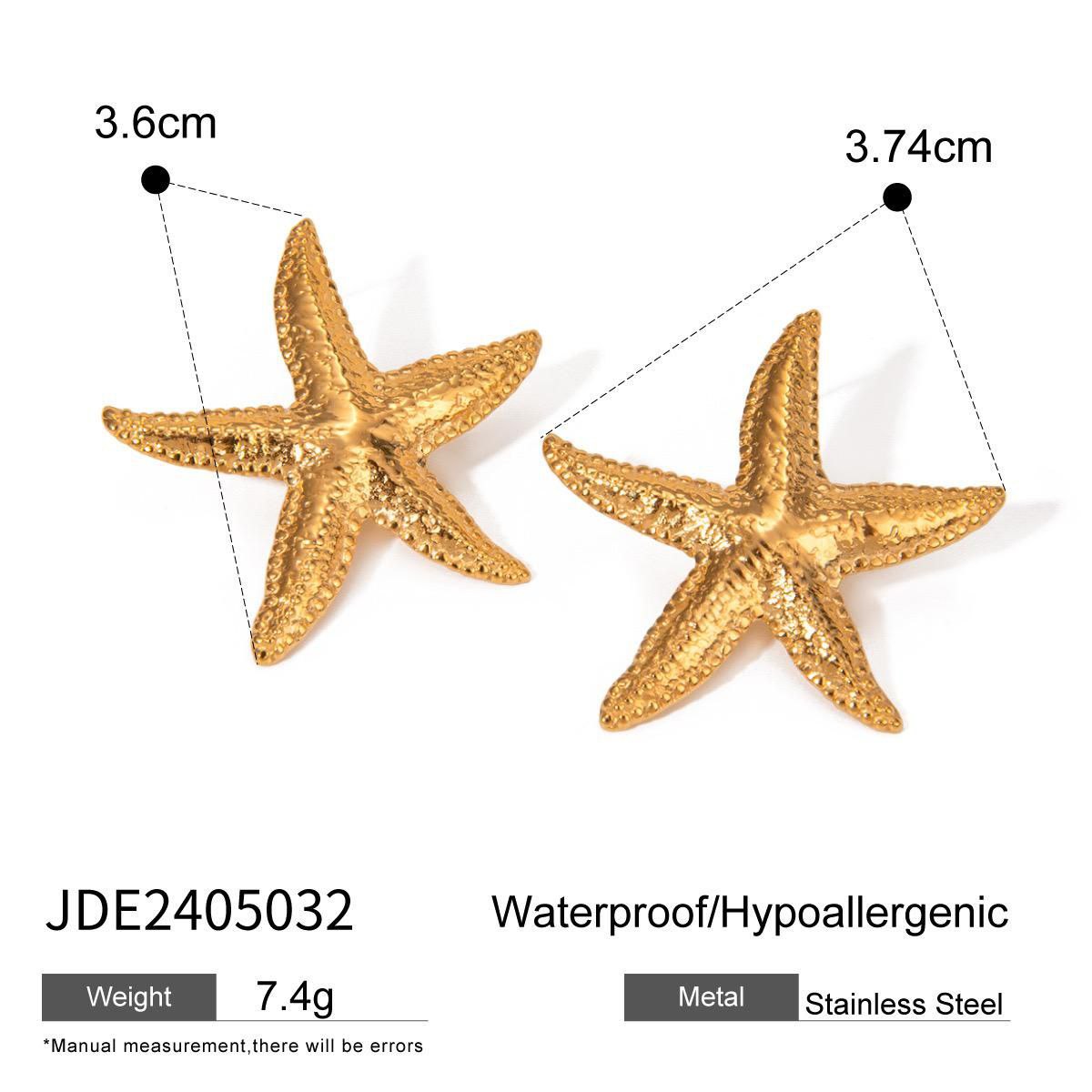 Aretes estrellas de mar
