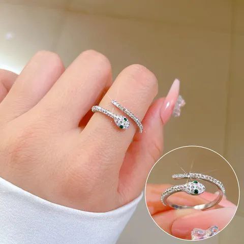 Anillo ajustable serpiente