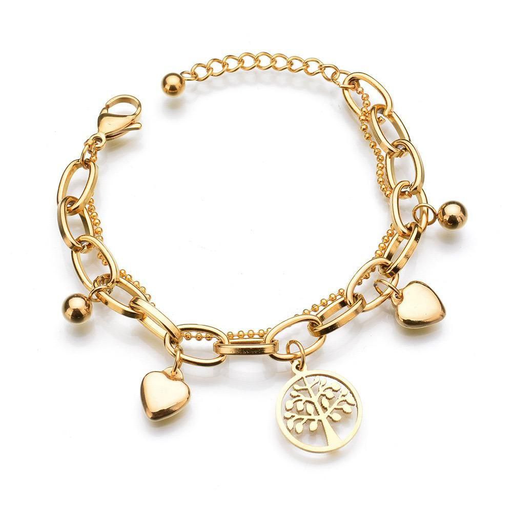Pulsera doble árbol de la vida