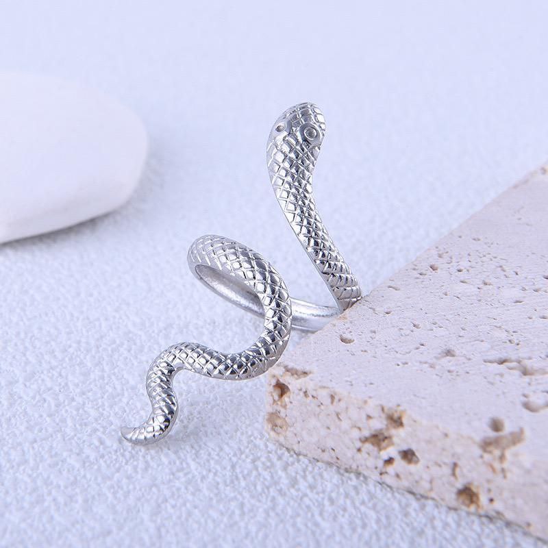 Anillo serpiente largo ajustable