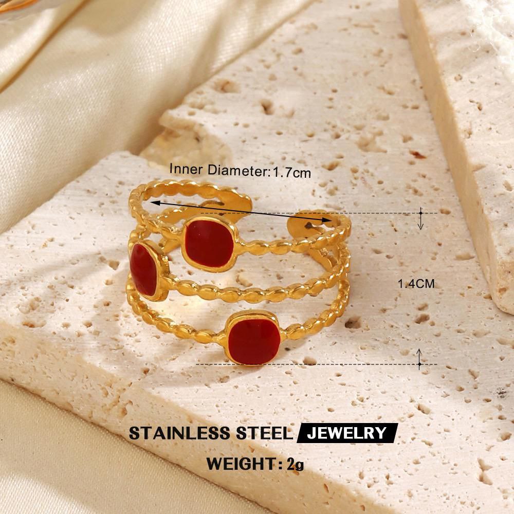 Anillo triple ajustable