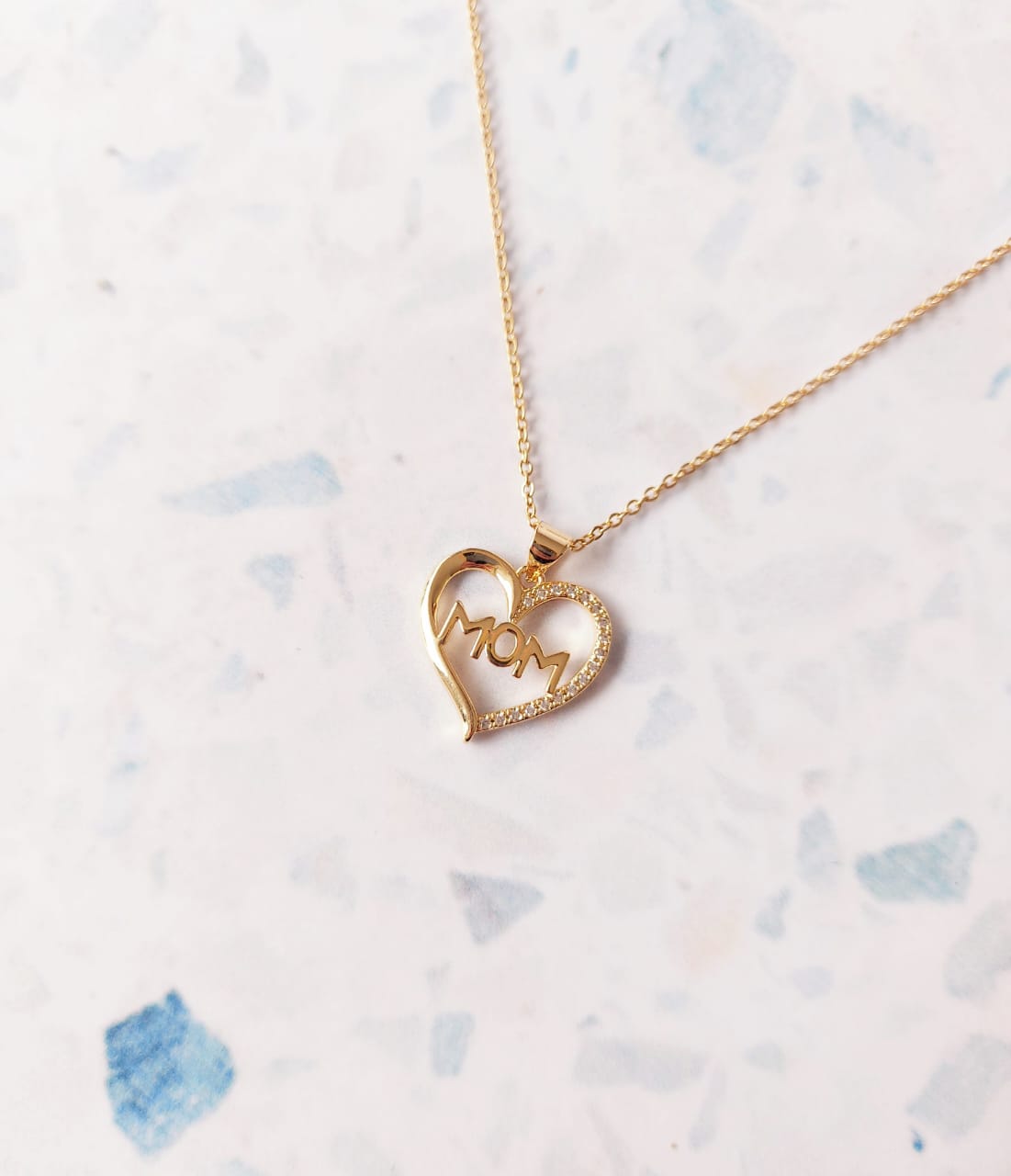 Cadena corazón mom