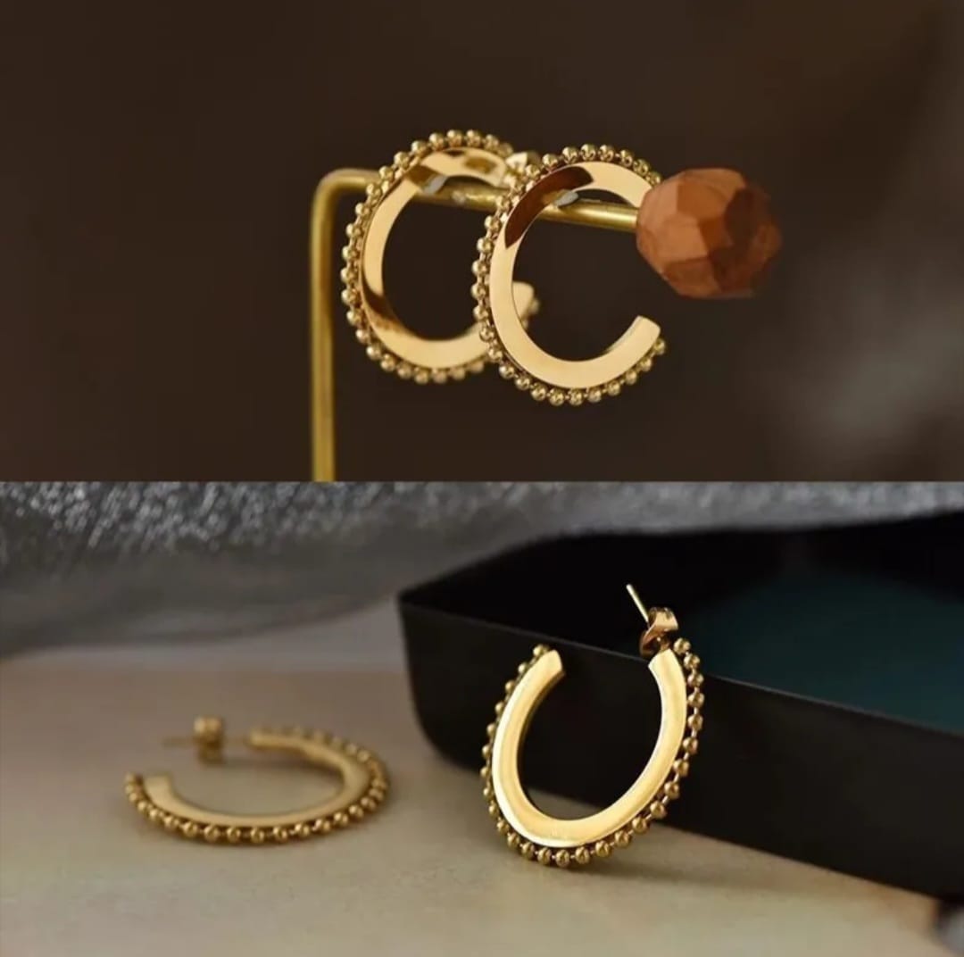 Argollas con bolitas