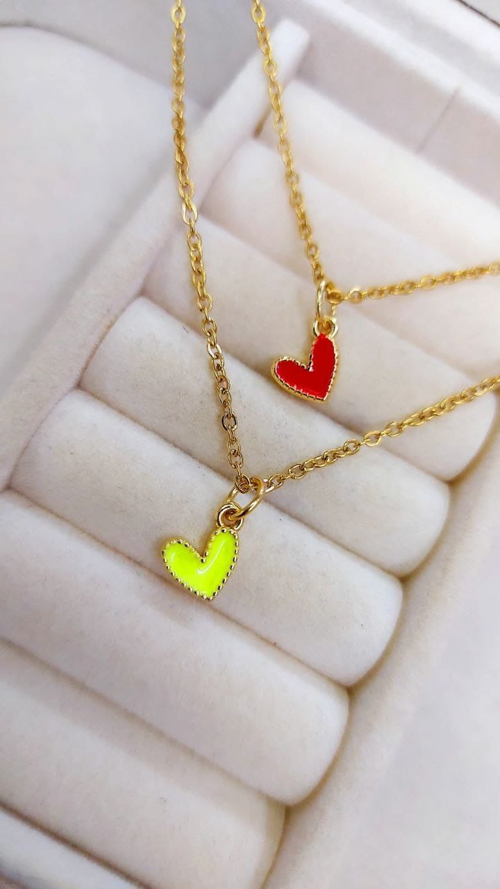 Cadena corazones