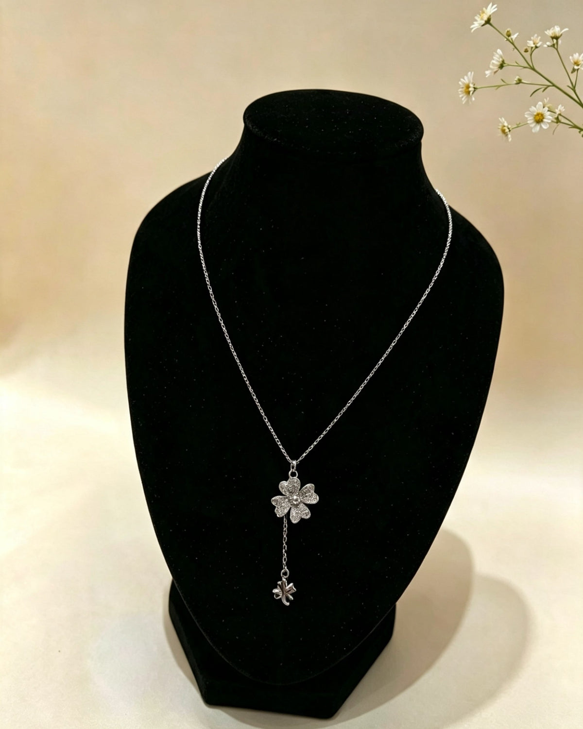 Cadena flor plata 925✨