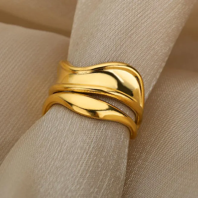 Anillos ondulados ajustables