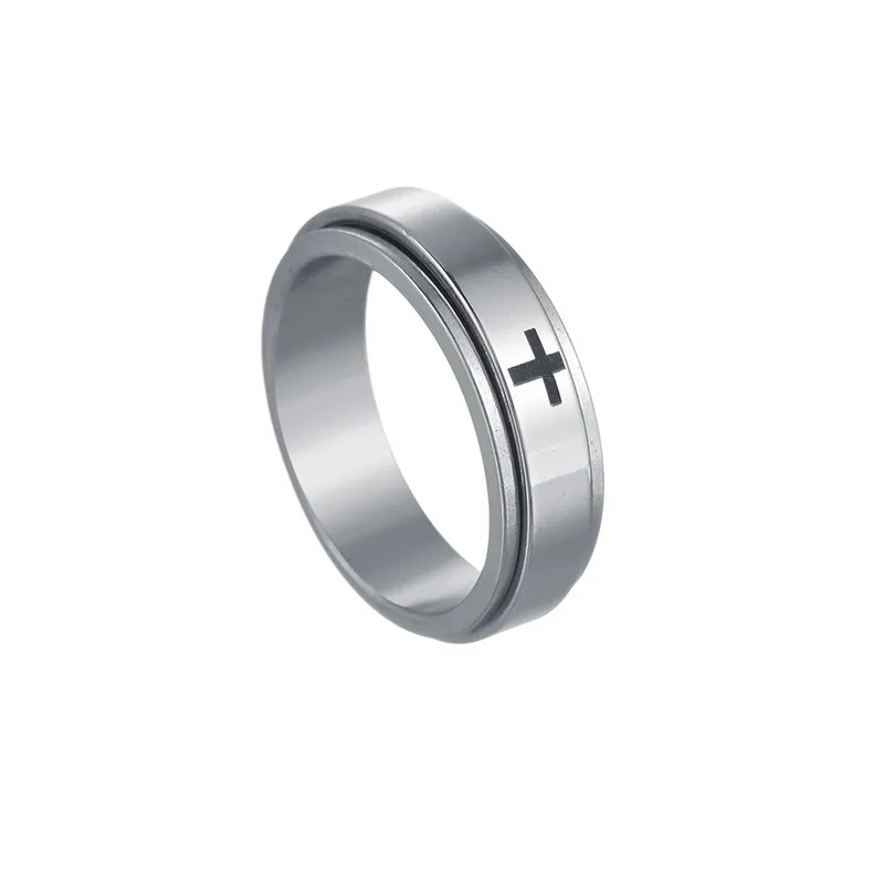 Anillo giratorio con cruz