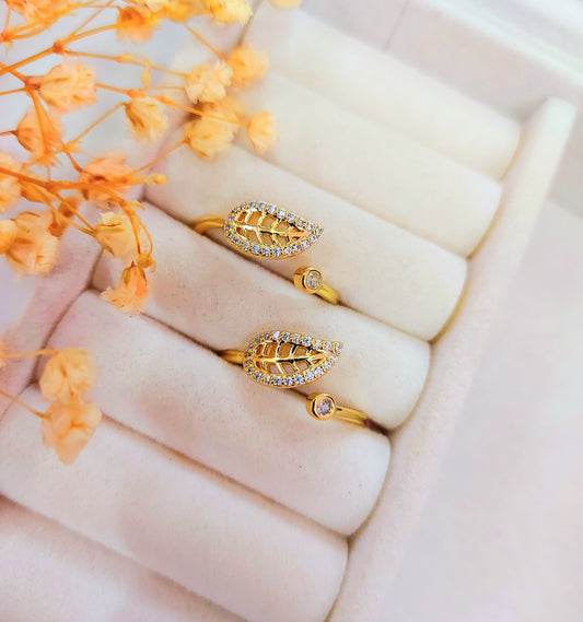 Anillo ajustable hoja