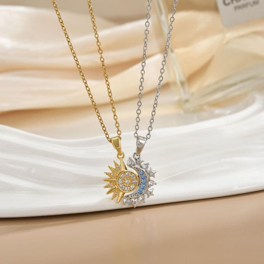 Cadenas luna y estrella para compartir
