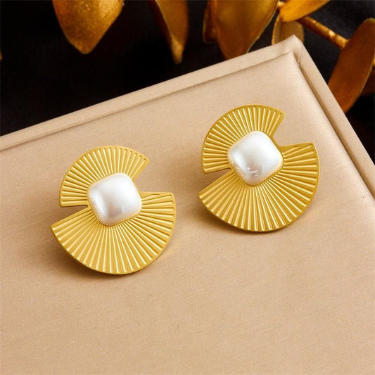 Aretes con perla
