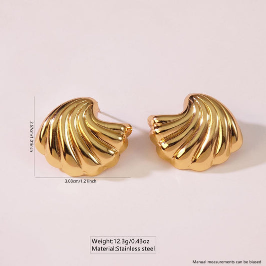 Aretes tipo concha