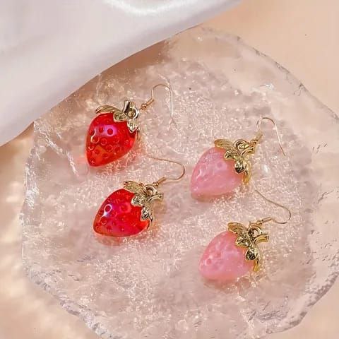 Aretes frutilla