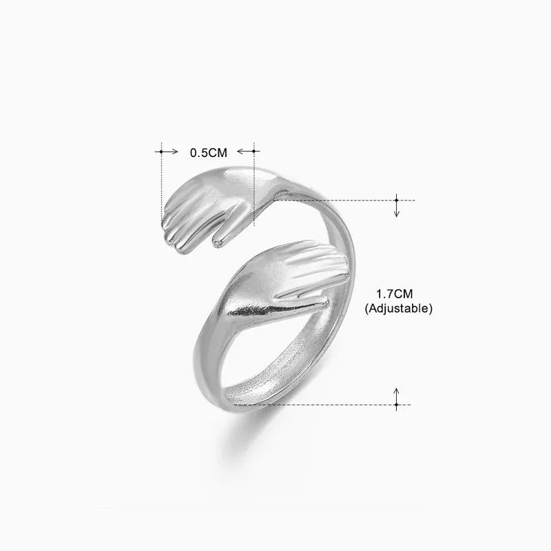 Anillo abrazo ajustable