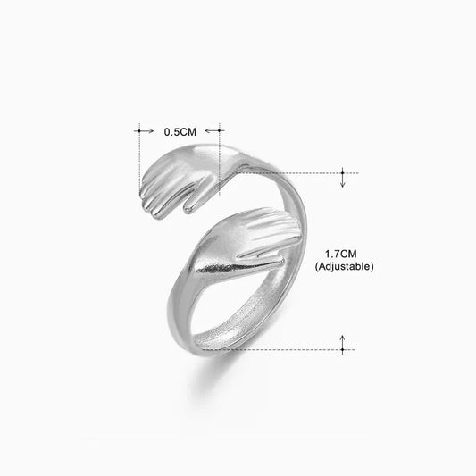 Anillo abrazo ajustable