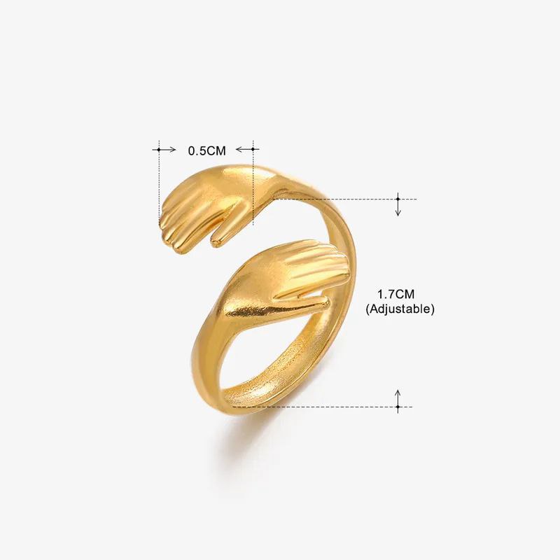 Anillo abrazo ajustable