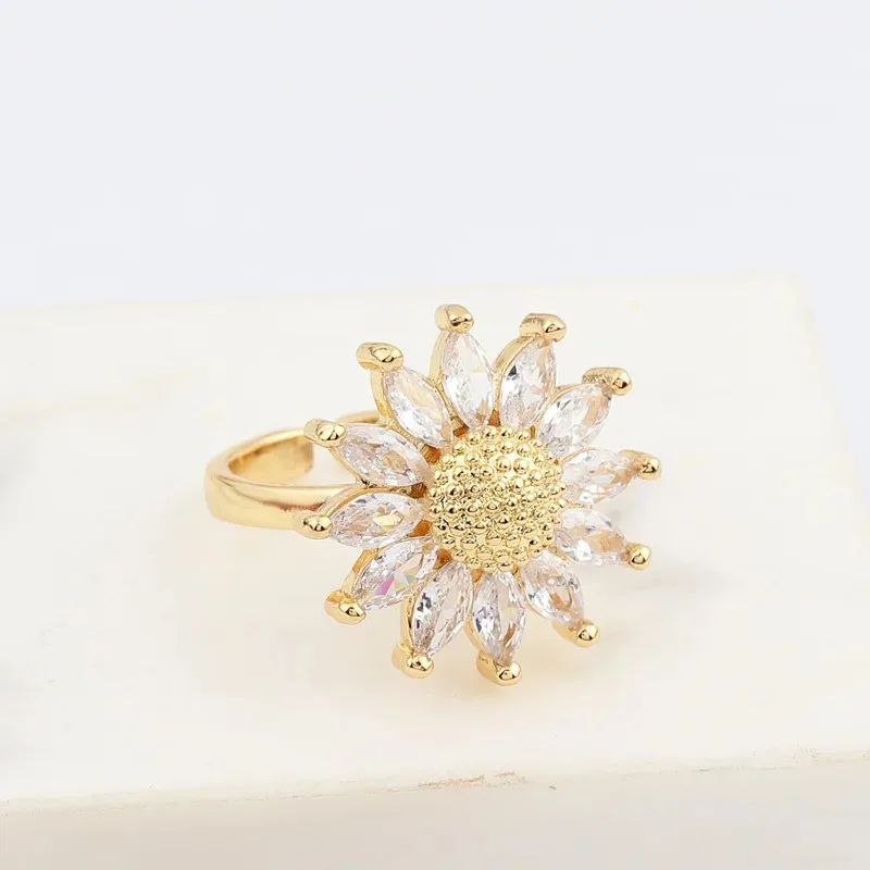 Anillo giratorio girasol