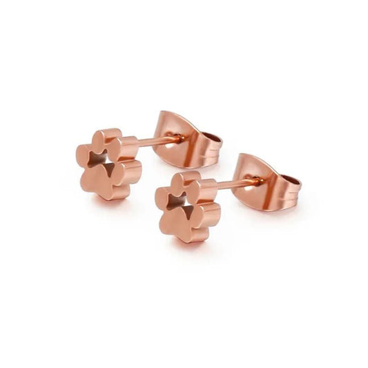 Aretes huella de perro
