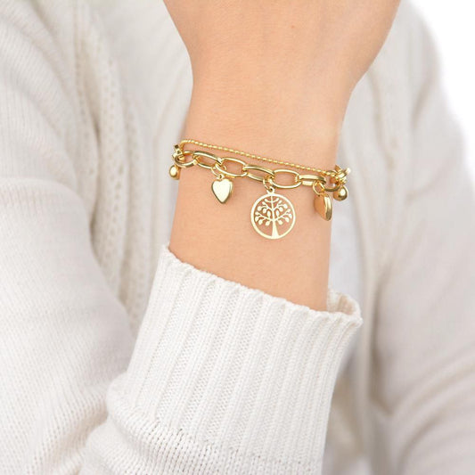 Pulsera doble árbol de la vida