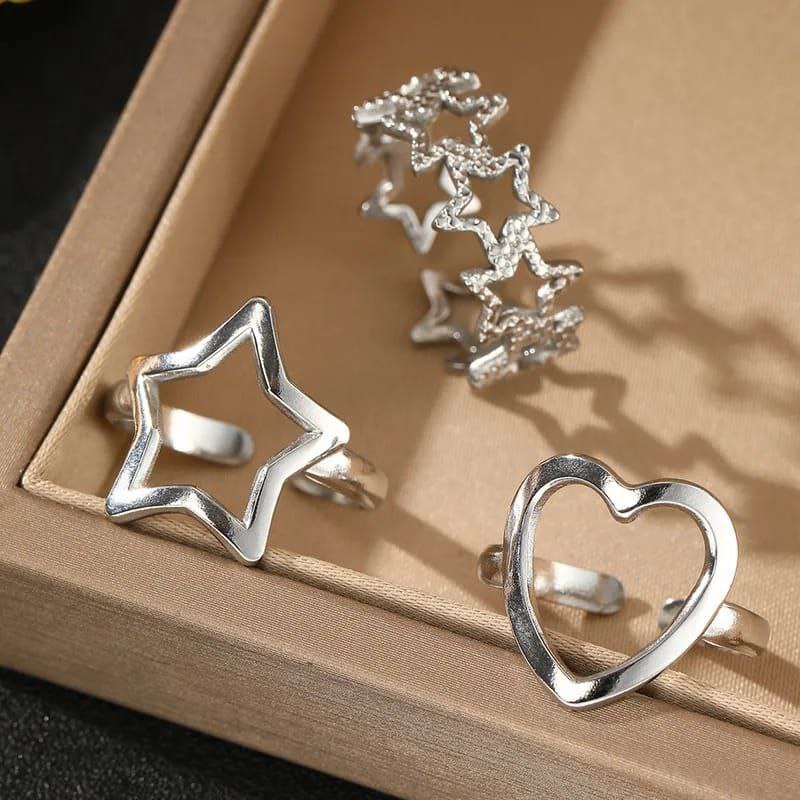 Set anillos ajustables