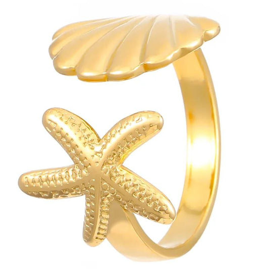 Anillo ajustable concha