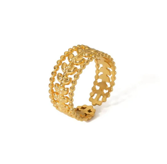 Anillo espigas ajustable
