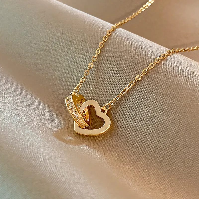 Cadena corazones entrelazados