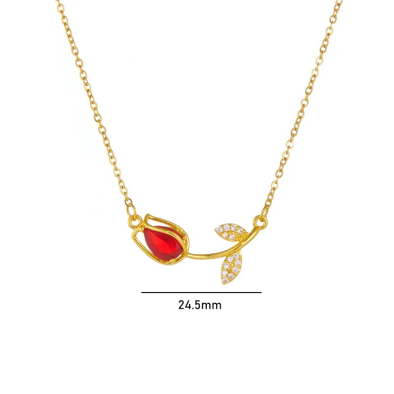Cadena tulipán de colores