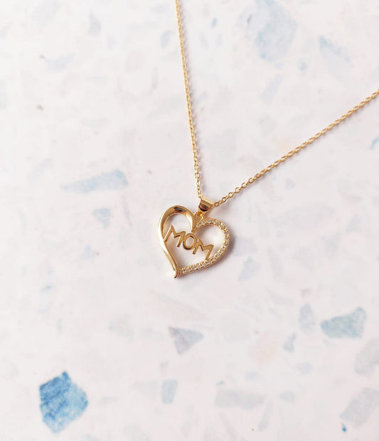 Cadena corazón mom