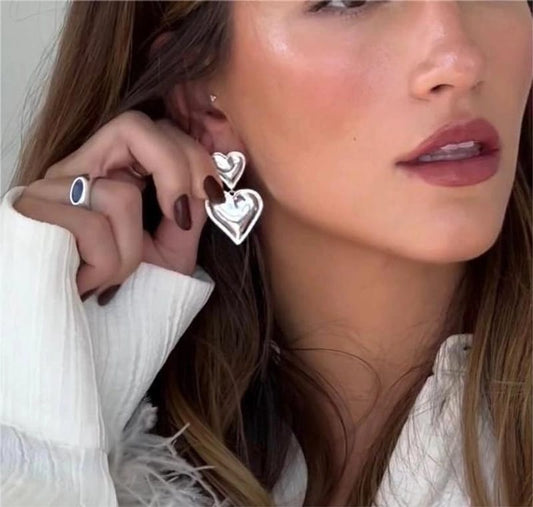 Aretes corazones