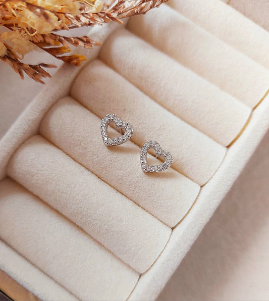 Aretes corazón pequeño