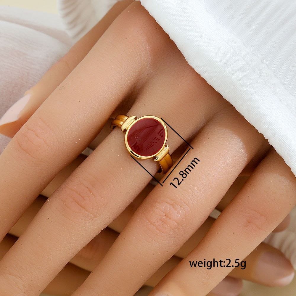Anillo circulo vino