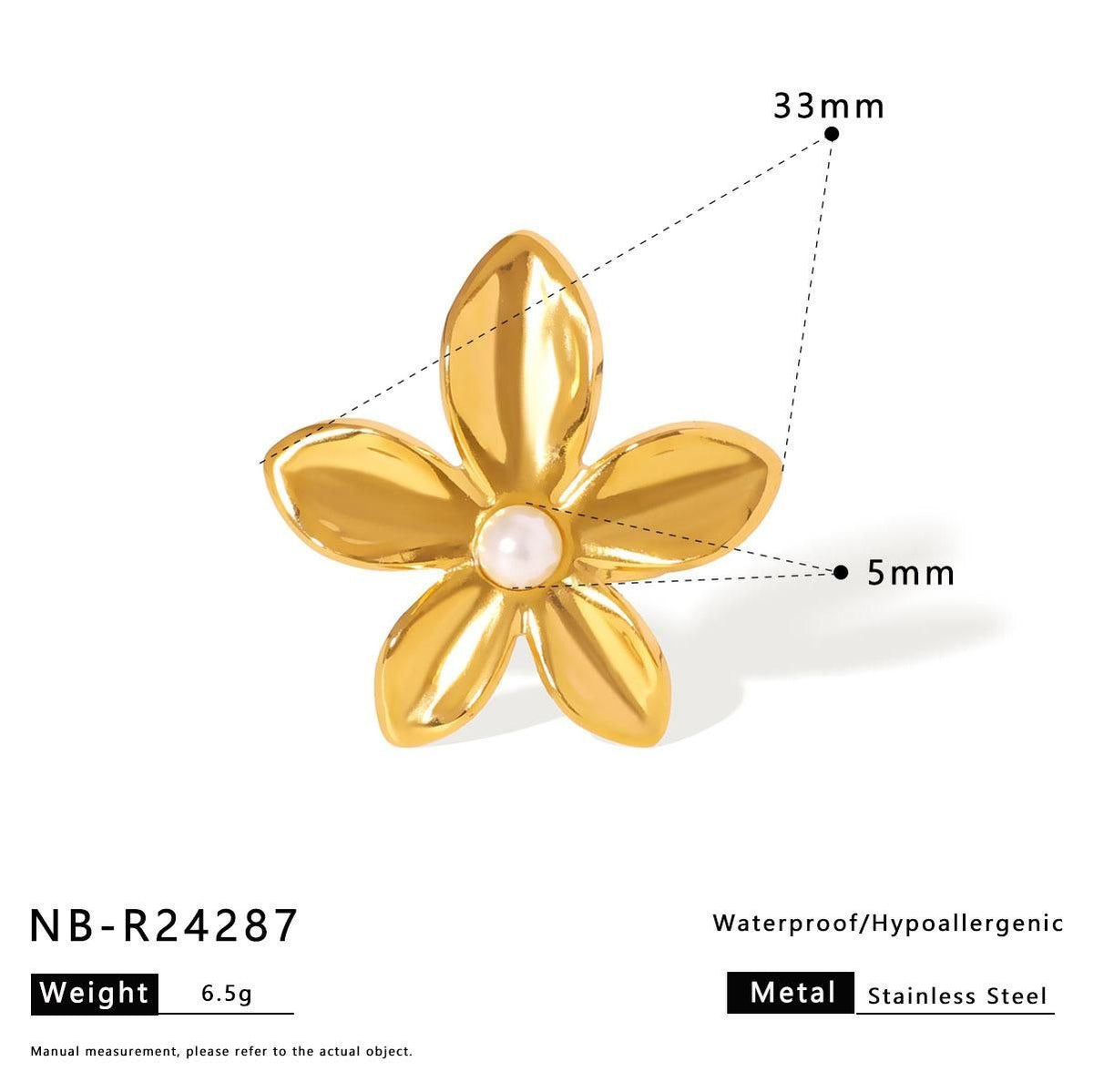 Anillo Flor Grande