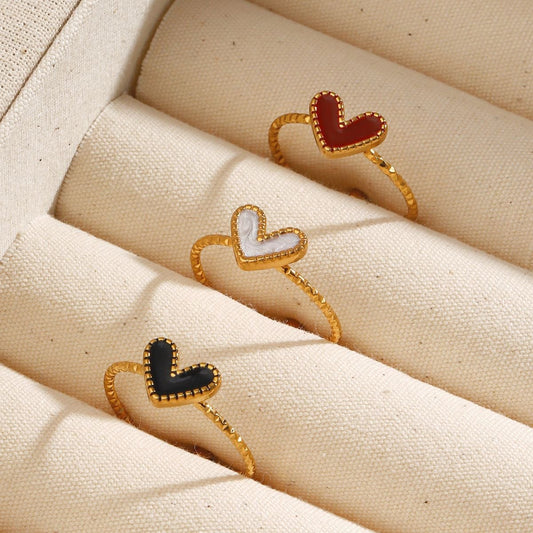 Anillo Corazones Colores