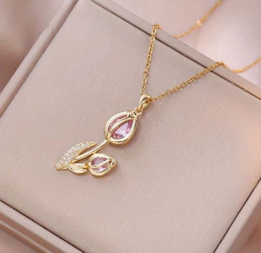 Cadena Doble Tulipán