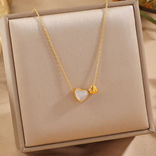 Cadena Doble Corazones