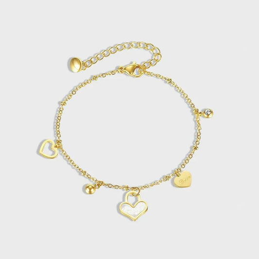 Pulsera corazones