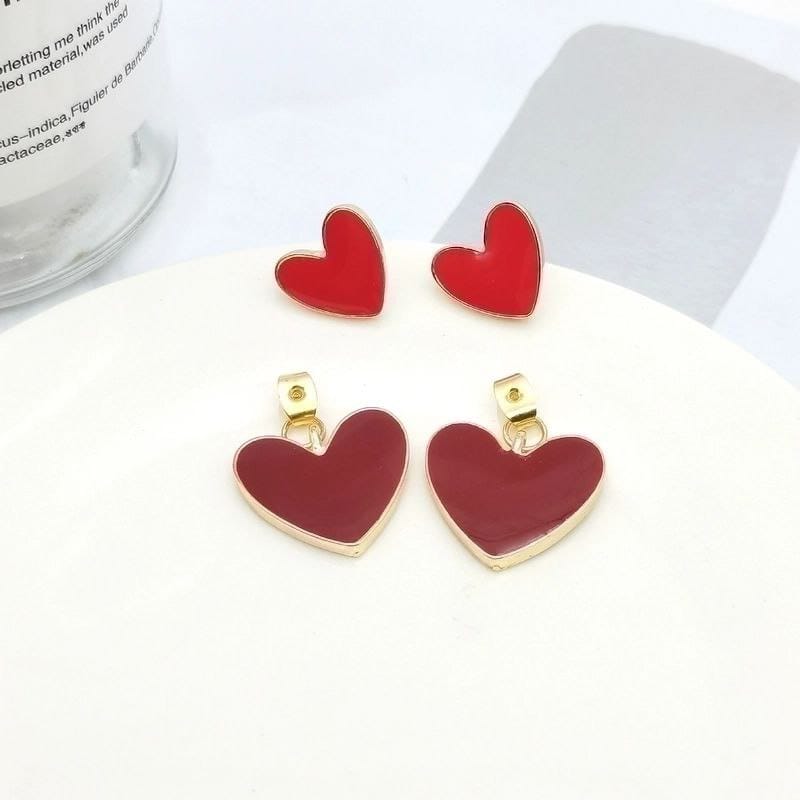 Aretes corazones