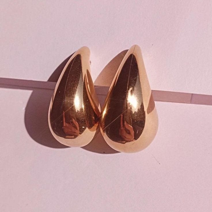 Aretes gotas grande