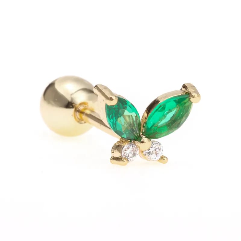 Piercing real mariposa