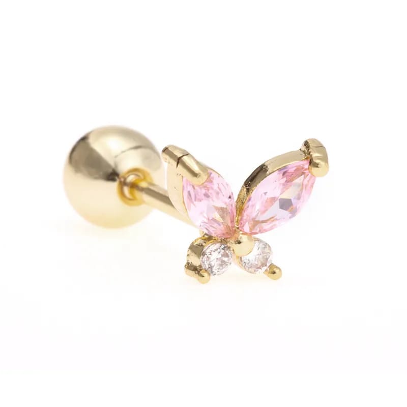 Piercing real mariposa