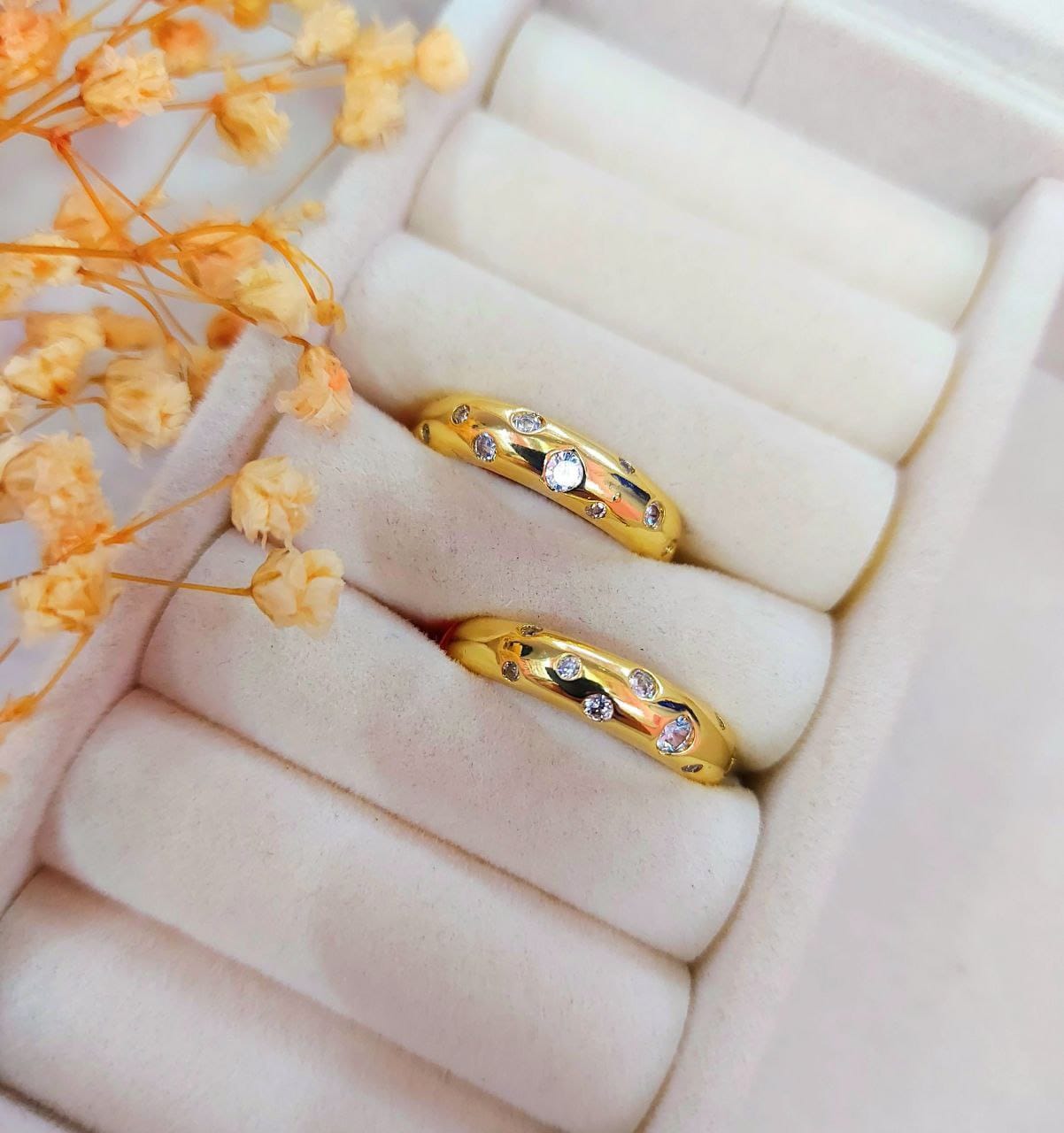 Anillo ajustable brillos