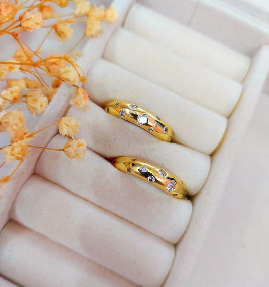 Anillo ajustable brillos