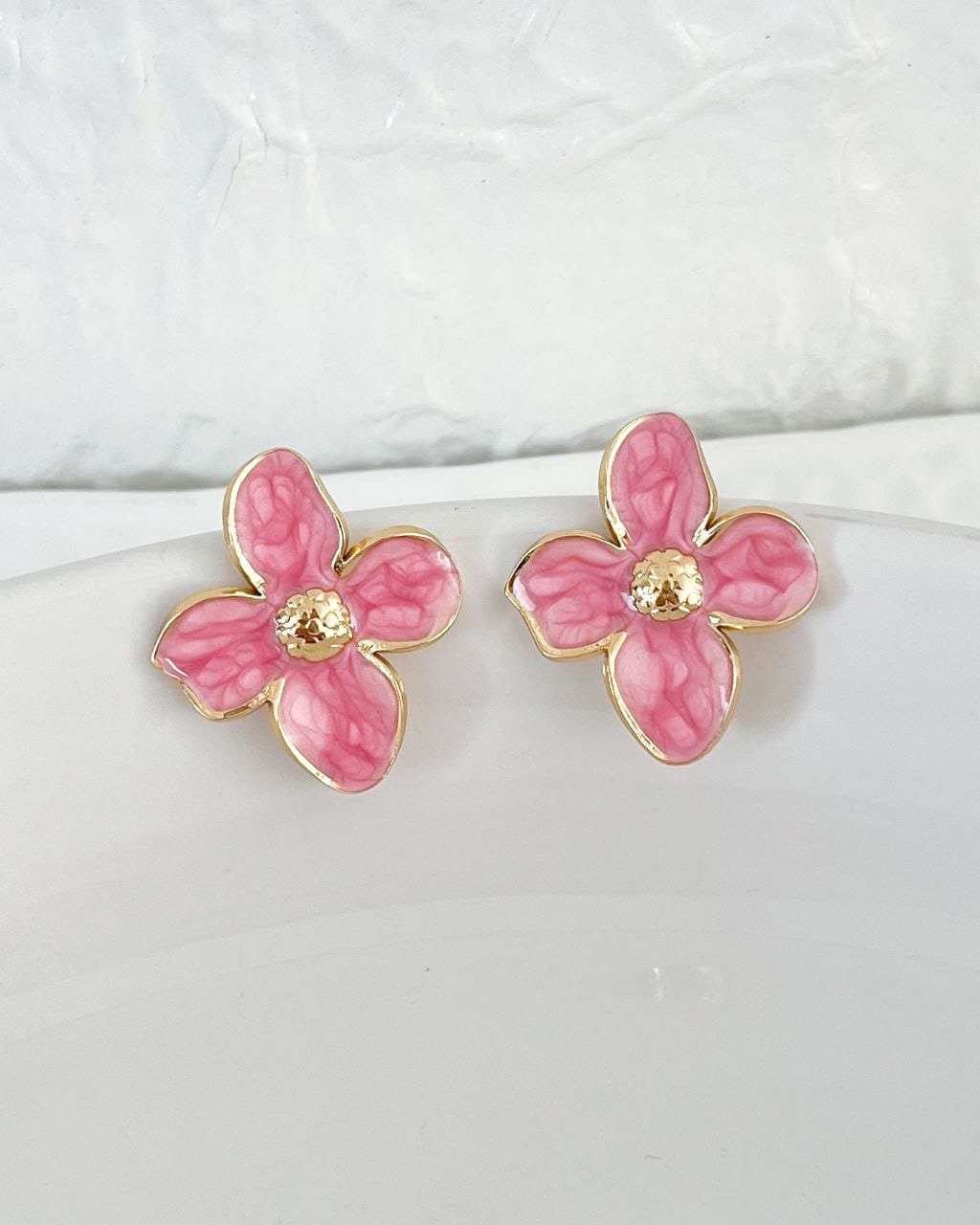 Aretes flores colores