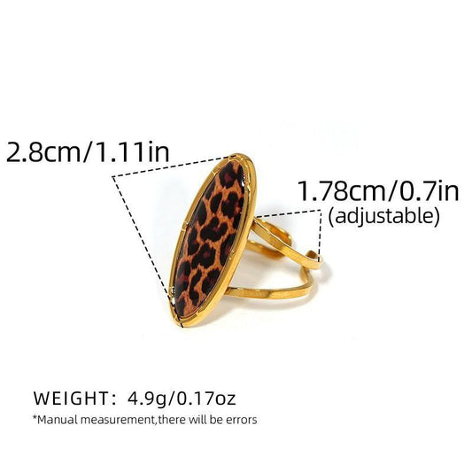 Anillo animal print