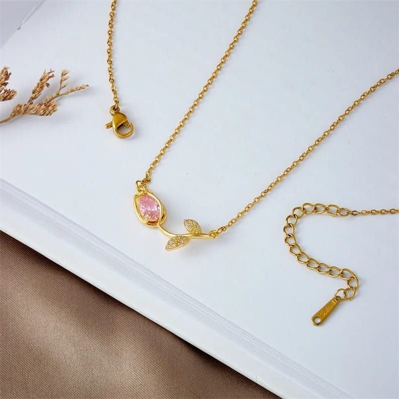Cadena tulipán de colores