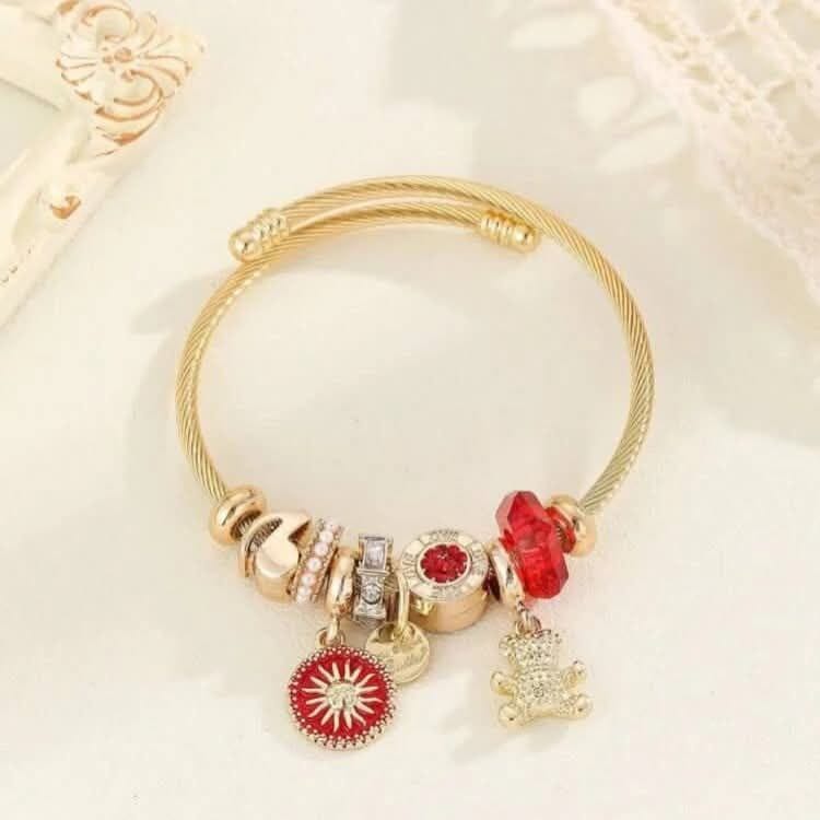 Pulsera Pandora Roja Osito