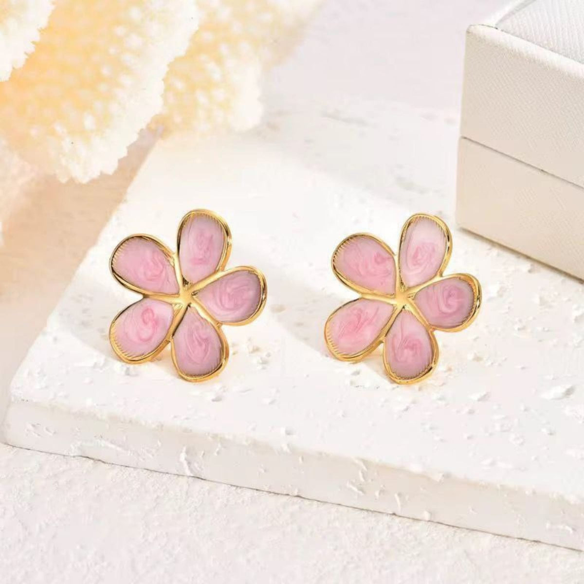 Aretes Flores Colores