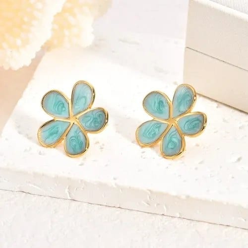 Aretes Flores Colores