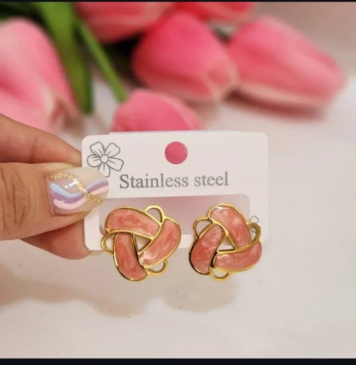 Aretes Entrelazados Colores